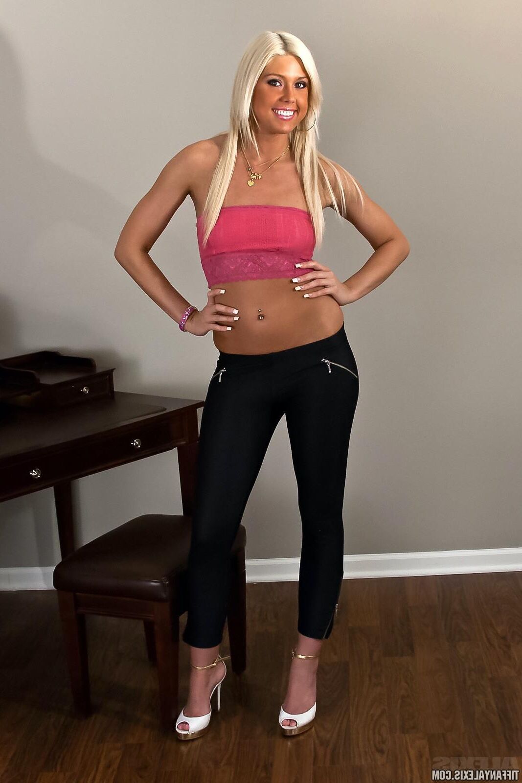 TiffanyAlexis TIFFANY Pink tube top