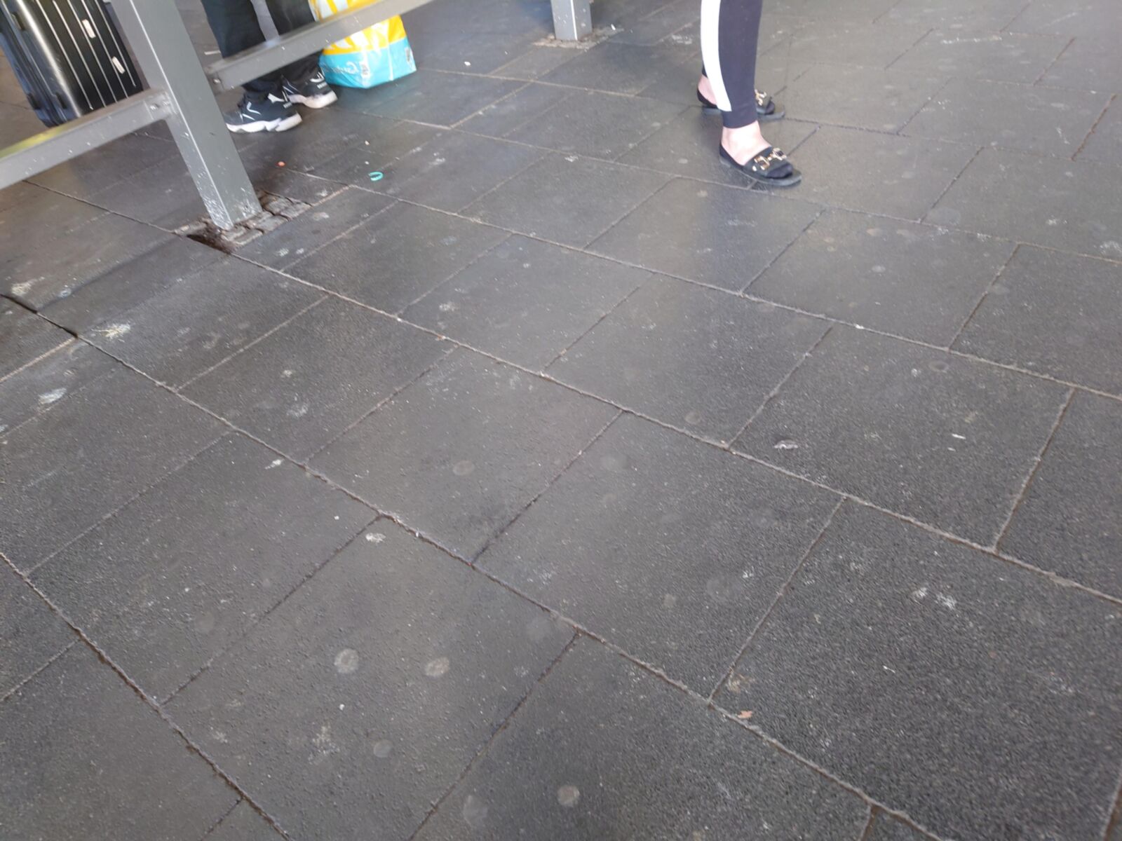 What a Combo: PedSocks and Sandals (A Shocked White Man appears)