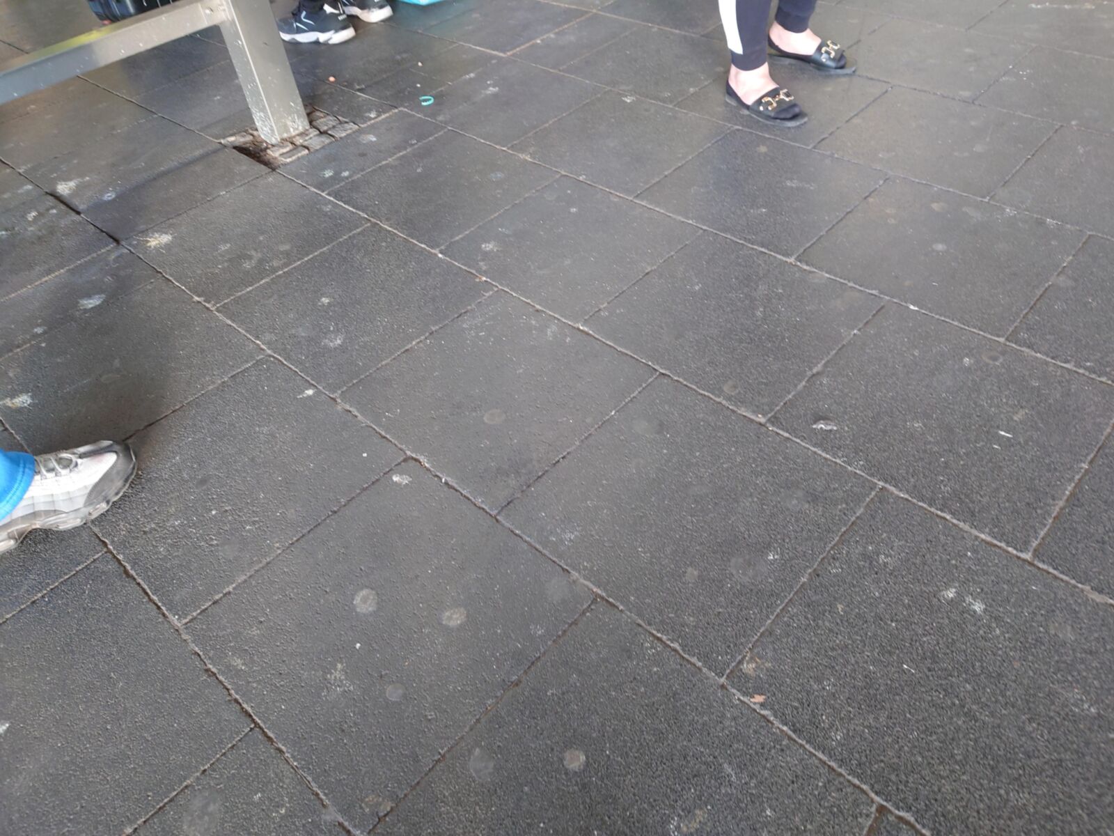 What a Combo: PedSocks and Sandals (A Shocked White Man appears)