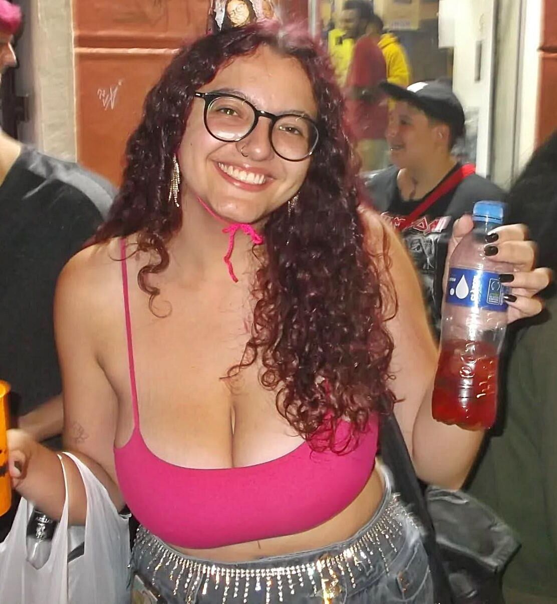 STUPID NERD HUGE NATURAL BOOBS
