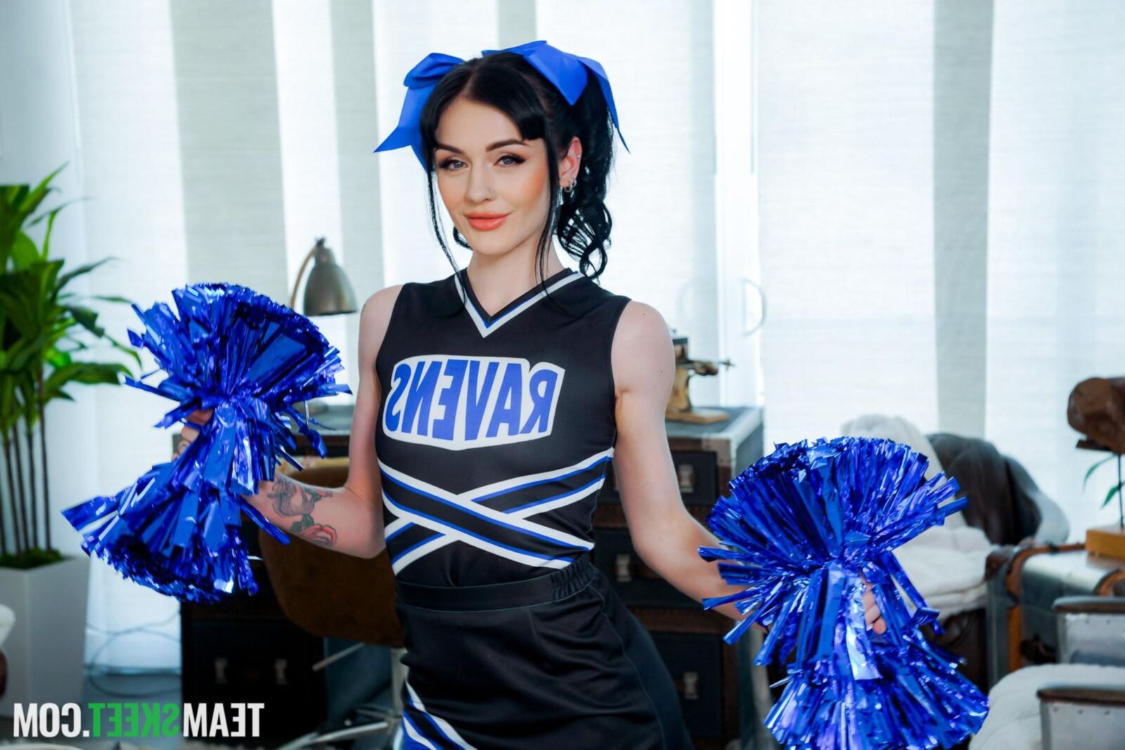 Rosalyn Sphinx and Asteria Jade What Cheerleaders Do Best
