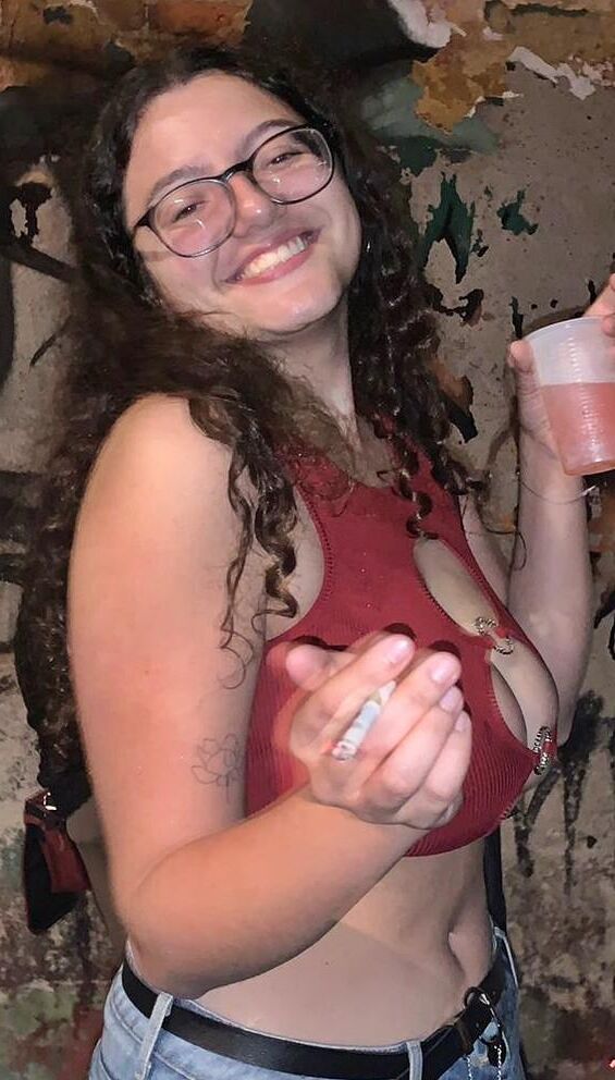 STUPID NERD HUGE NATURAL BOOBS