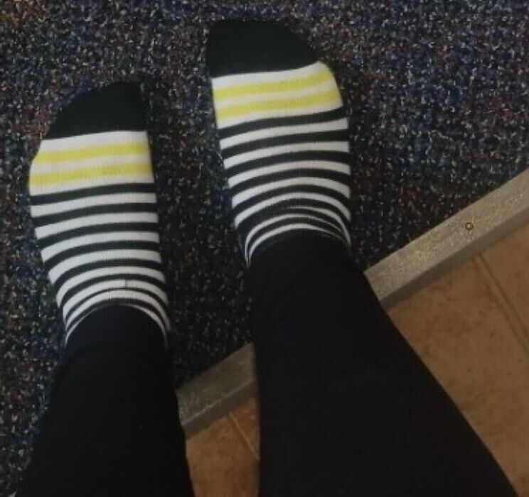 More flats, shoes, socks, 