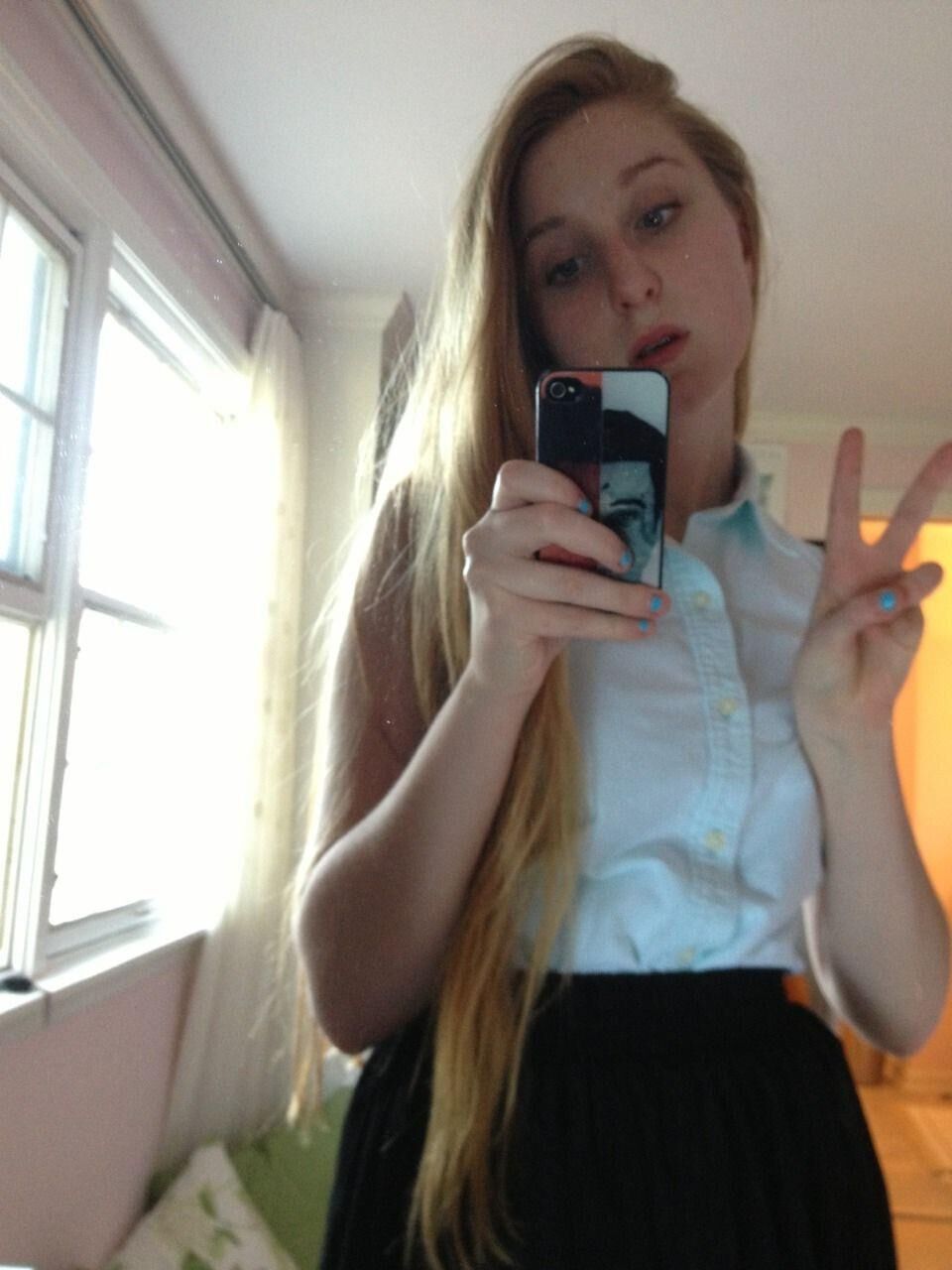 Super cute strawberry blonde teen