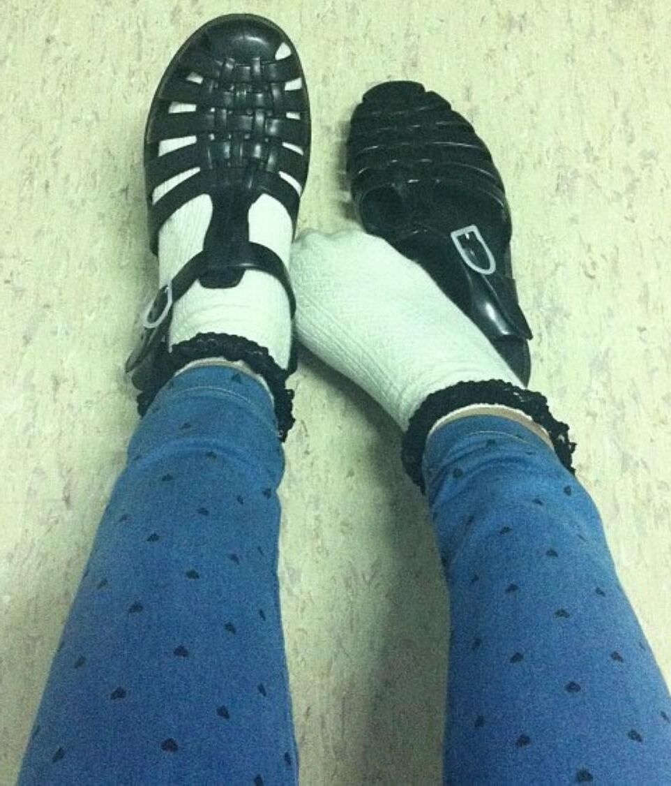 More flats, shoes, socks, 
