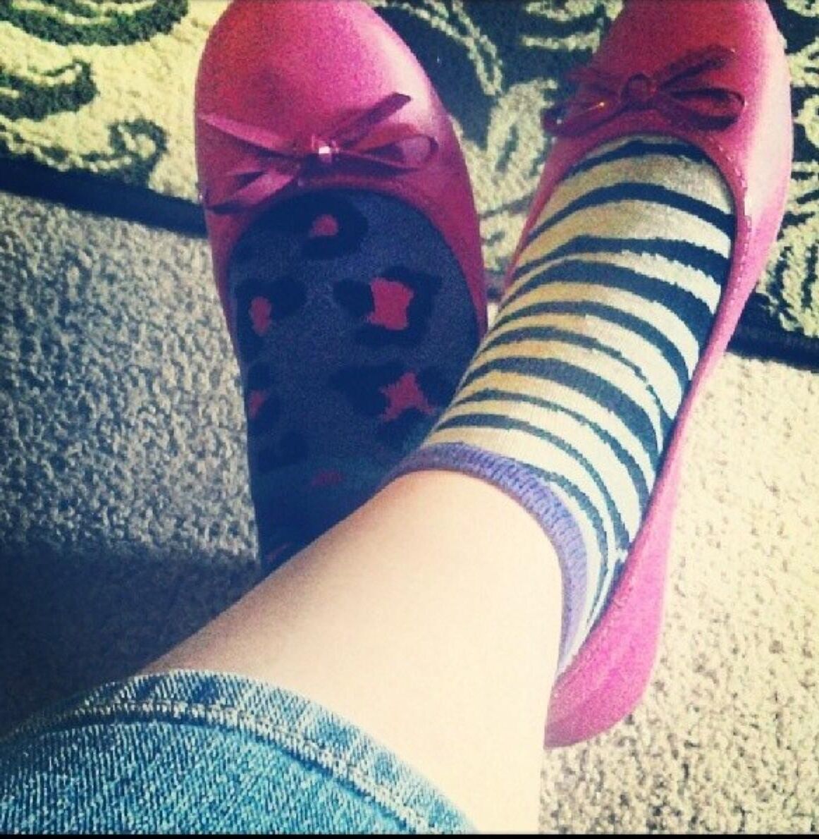 More flats, shoes, socks, 