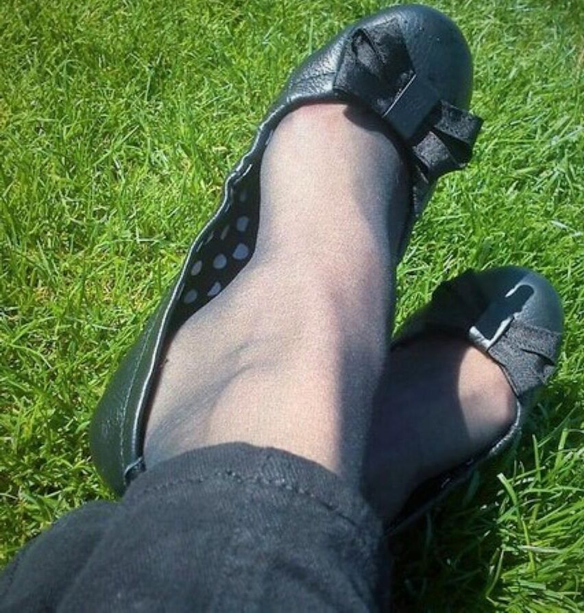 More flats, shoes, socks, 