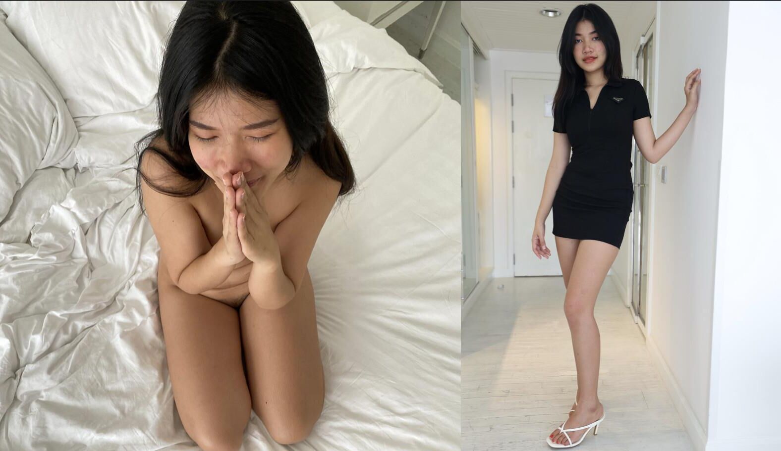 ステッチされたアジアの女の子