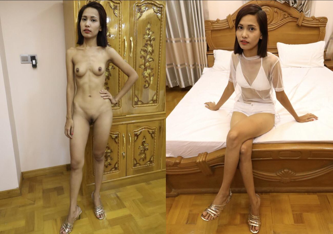 ステッチされたアジアの女の子