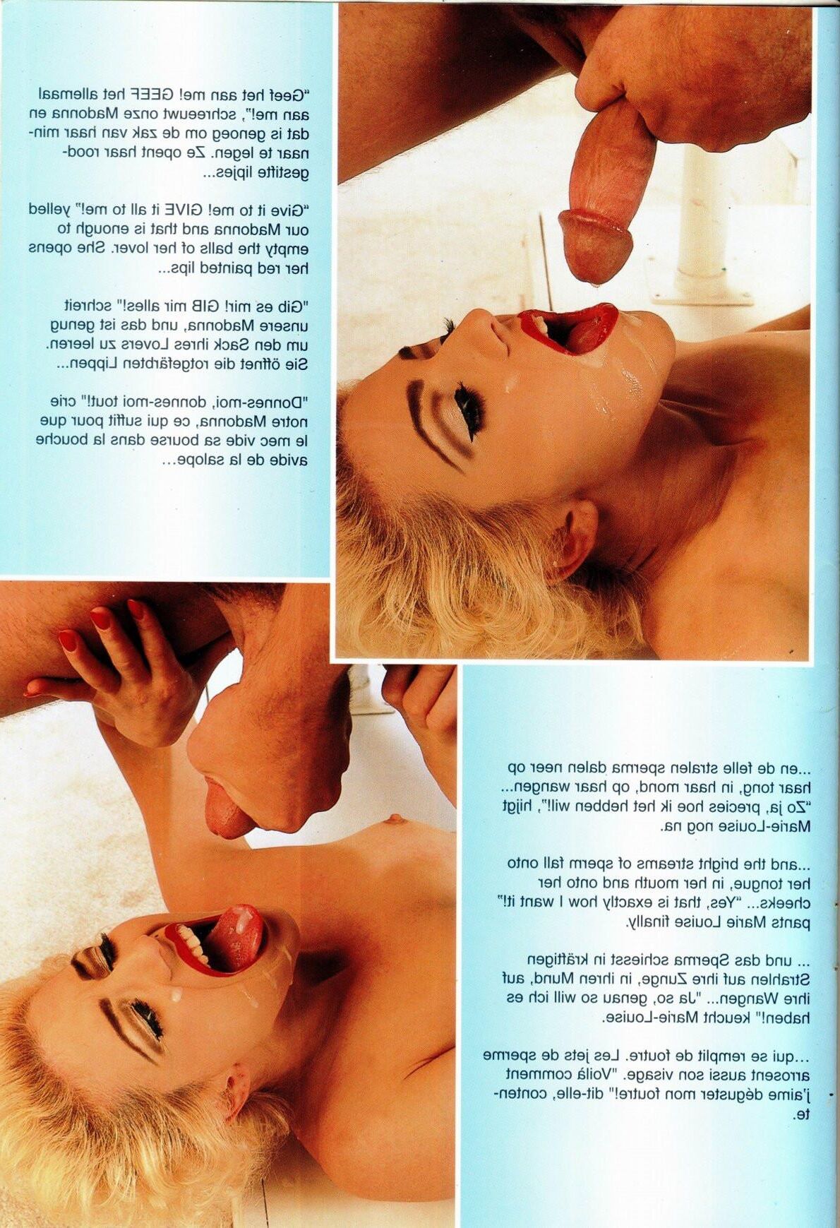 Niederländisches Magazin Sperma Chick Special