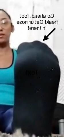 Sexy Latin Nerd teases and gives you a foot sniff instructional