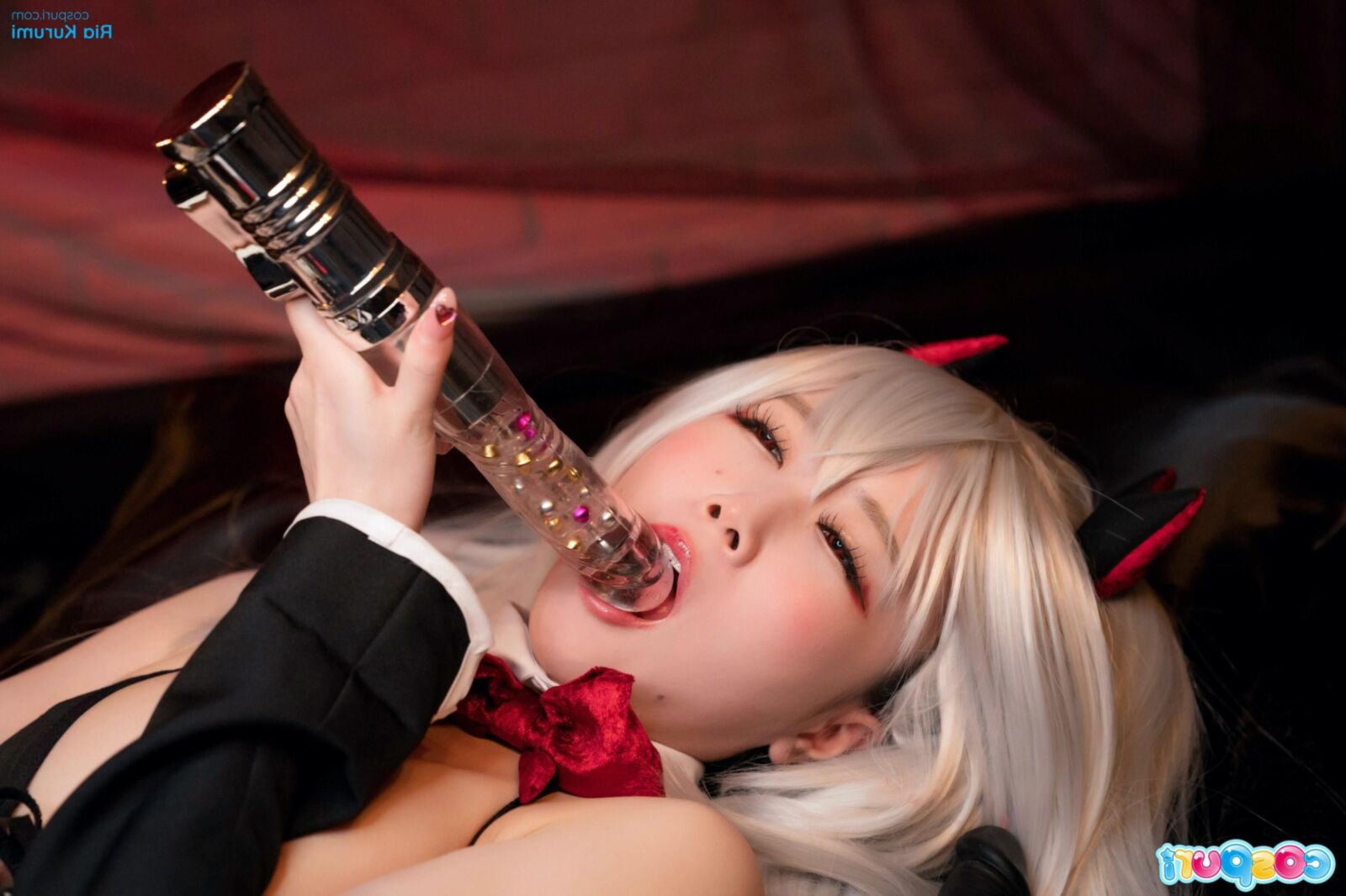 Cospurt Ria Kurumi Vampire en la casa