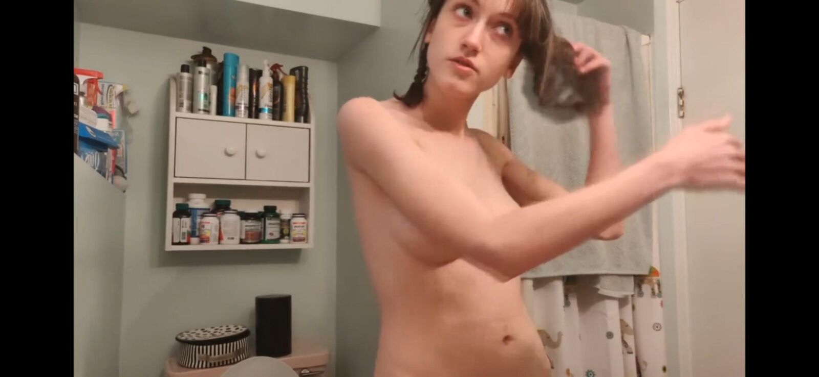 French Sister in the shower 
