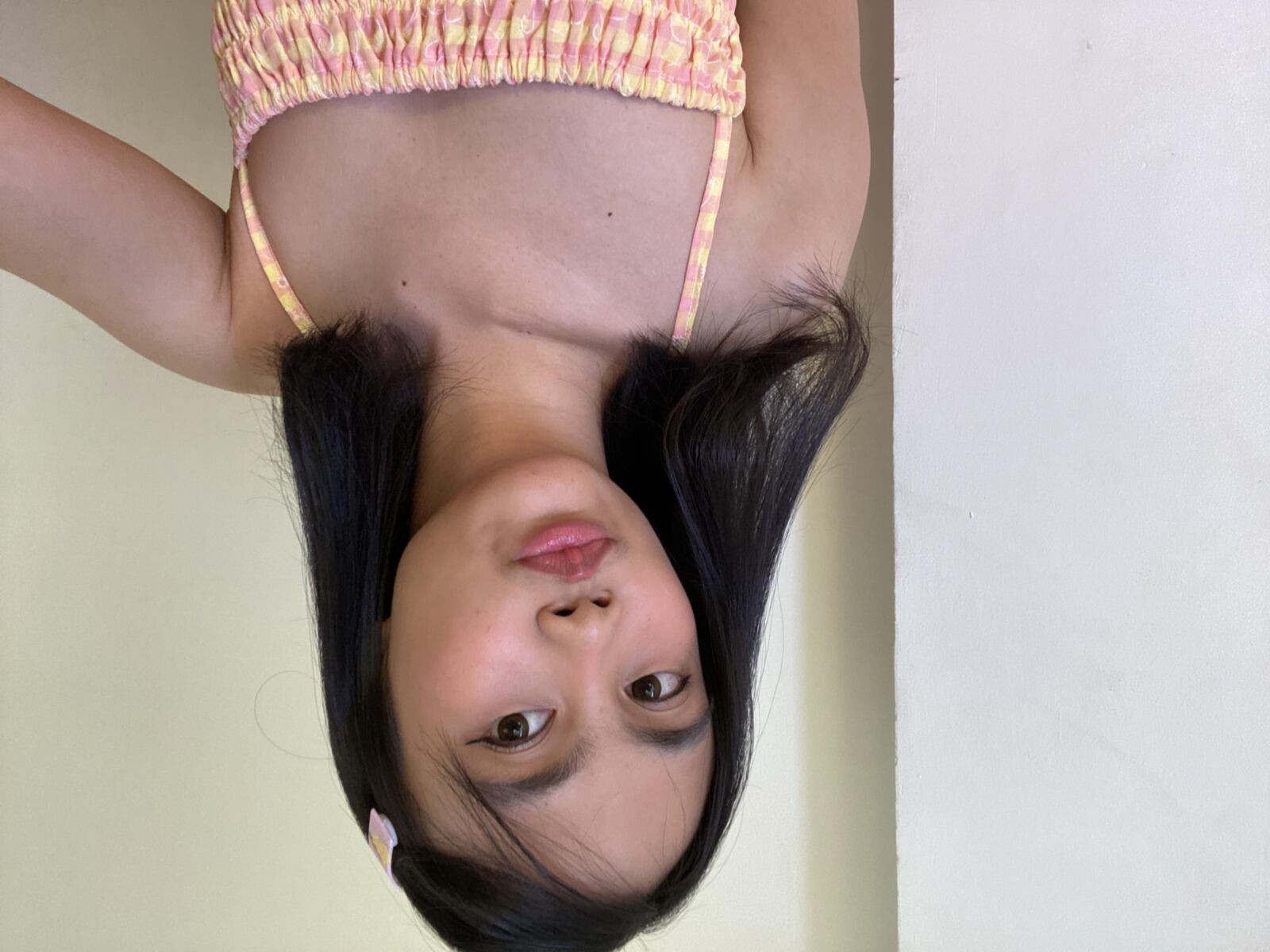 アジアの十代のセクシーな脇の下