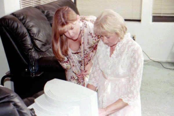 Just real vintage mother and daughter