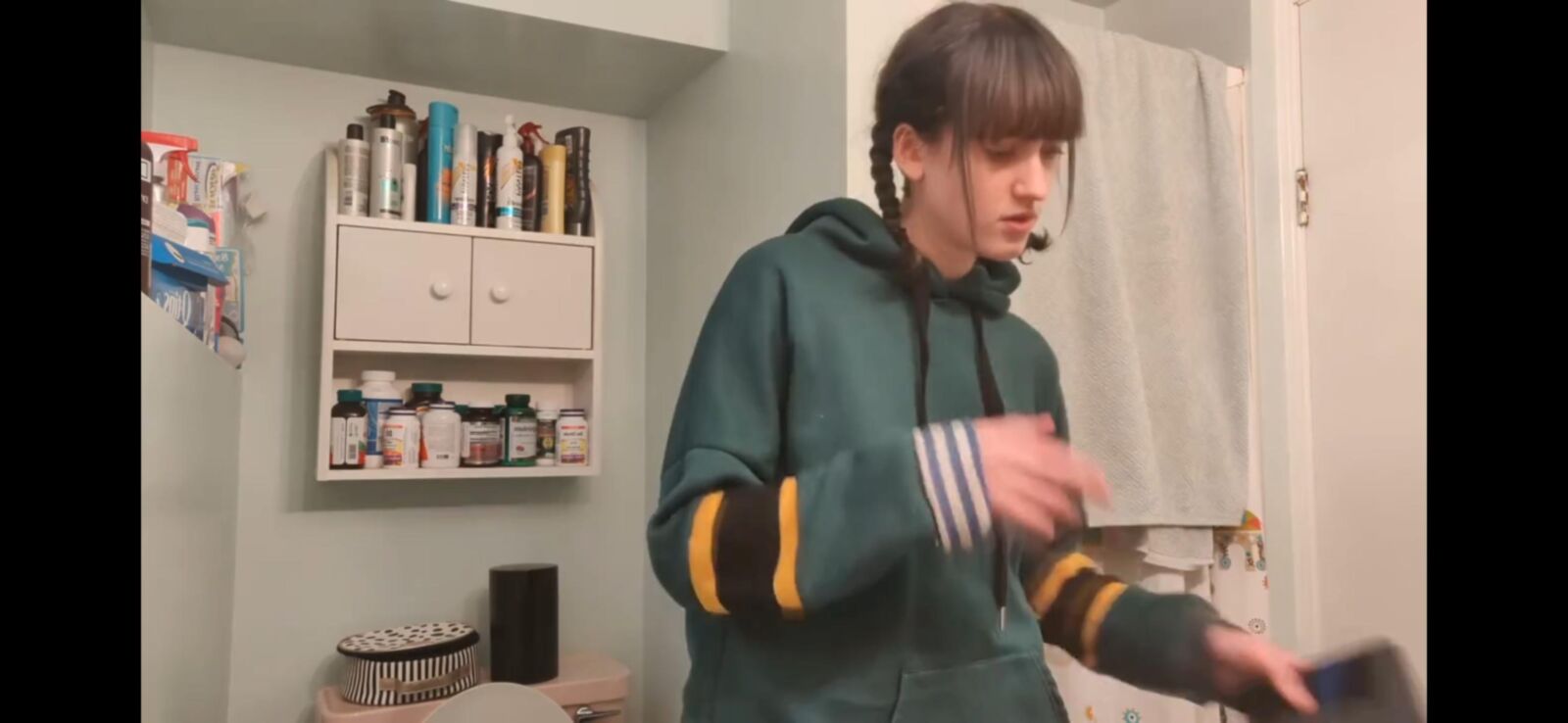 French Sister in the shower 