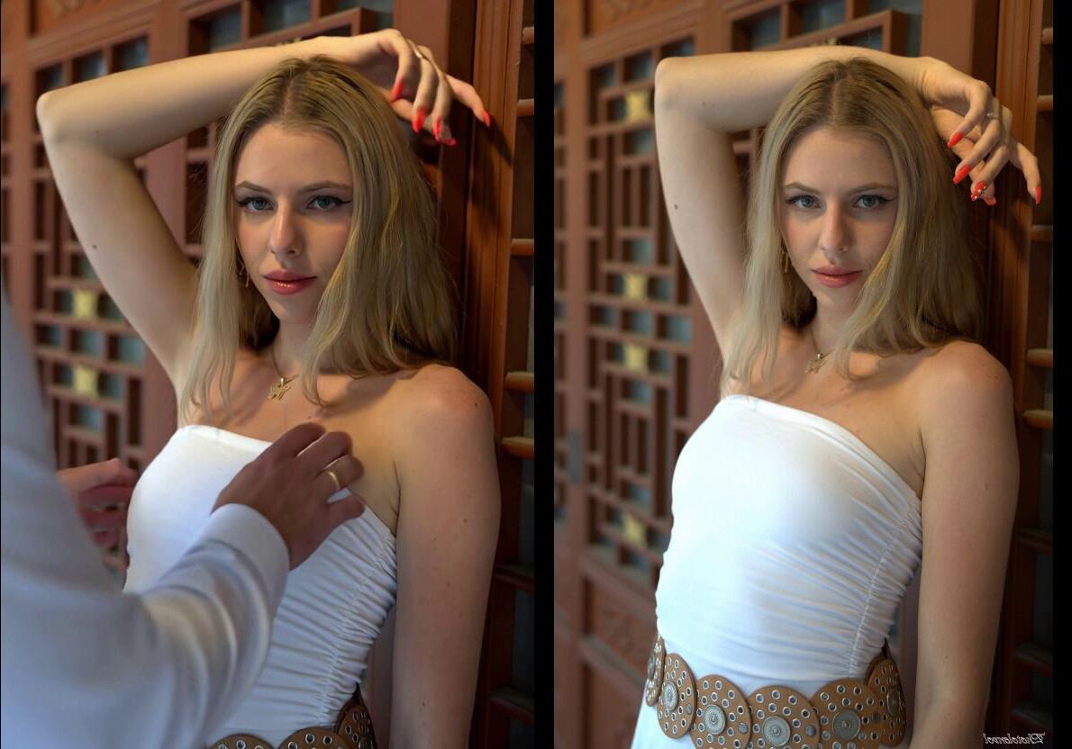 beautiful blonde tits