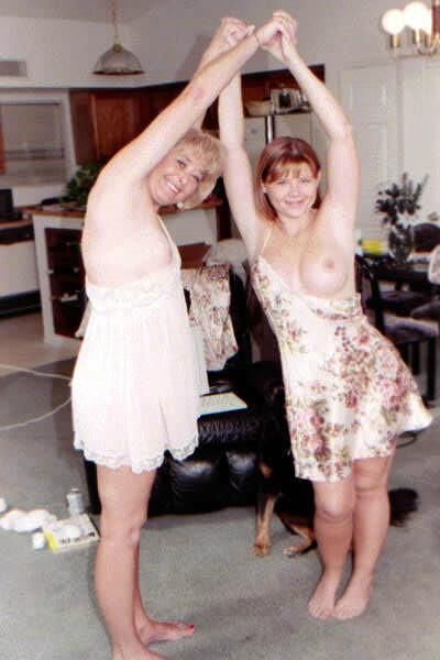 Just real vintage mother and daughter