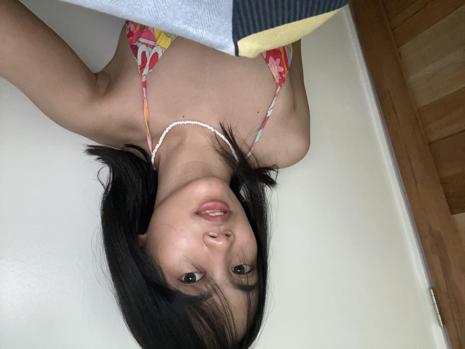 アジアの十代のセクシーな脇の下
