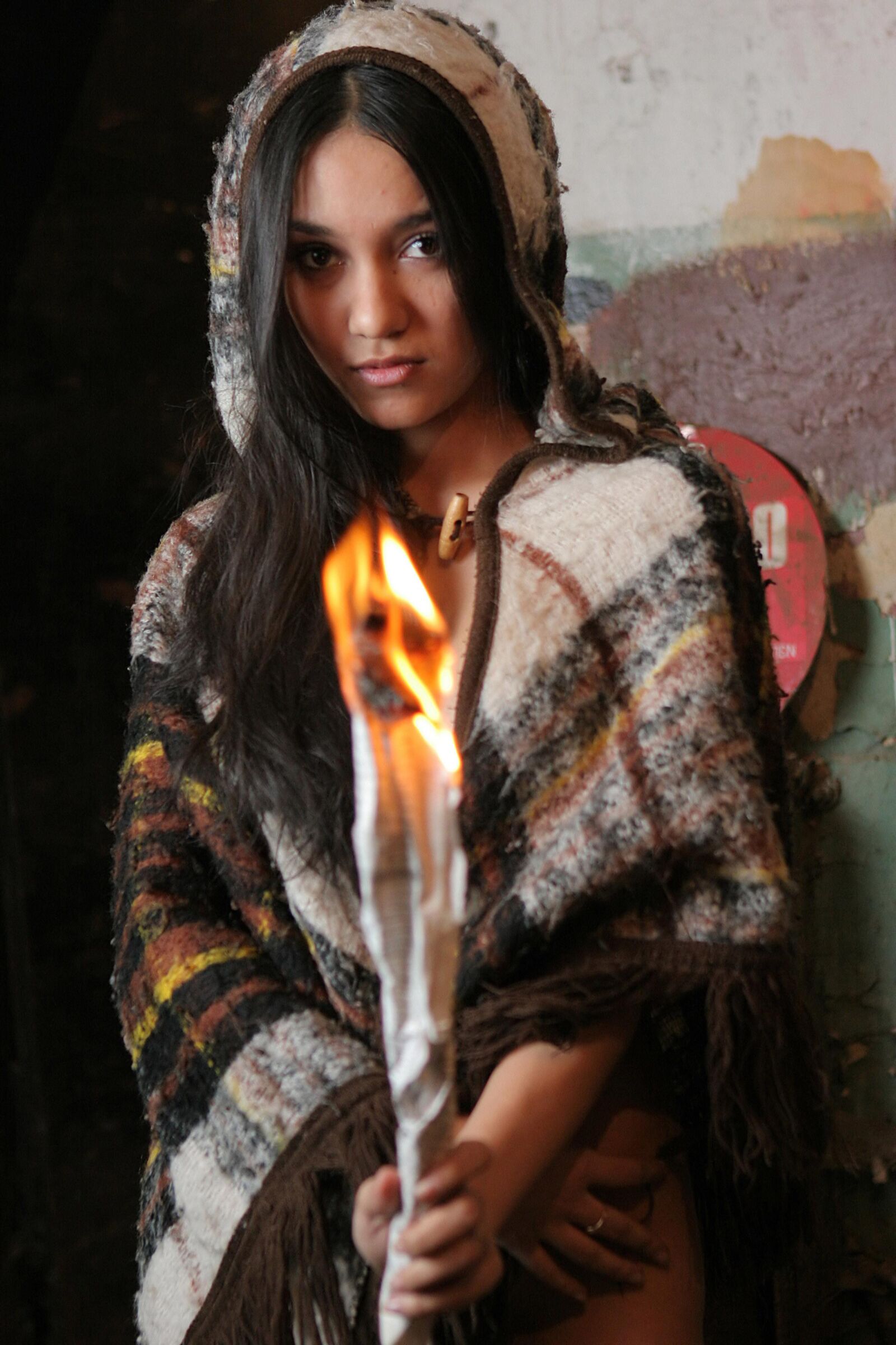 Kamilla Russian Teen Girl en una manta