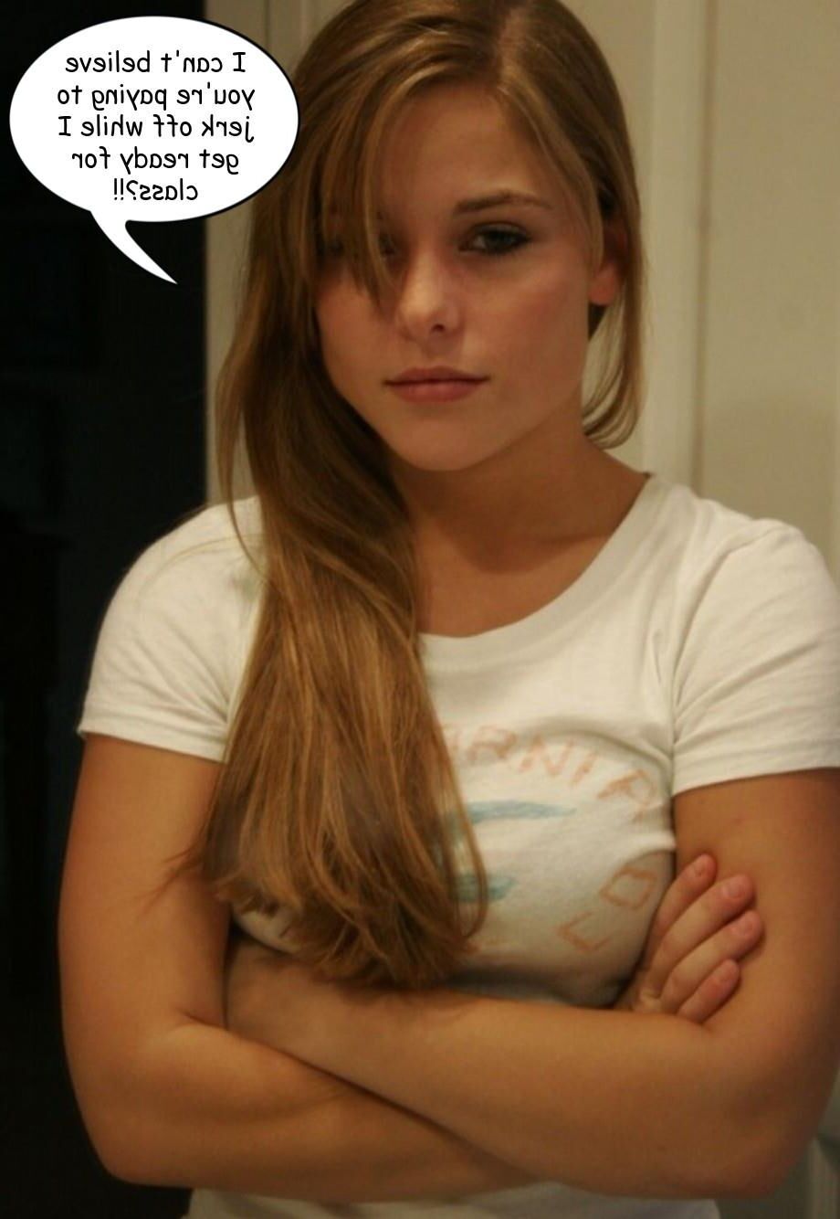 Preparándose para la clase Nicole