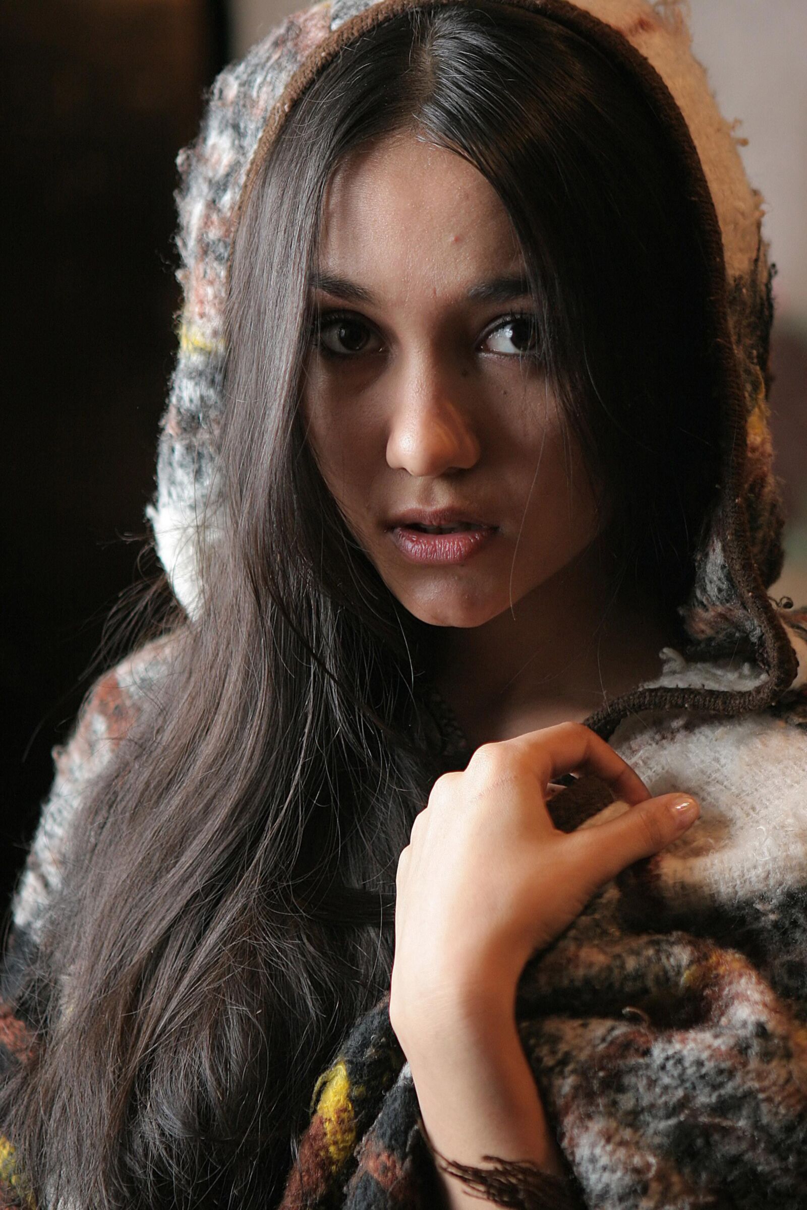 Kamilla Russian Teen Girl en una manta