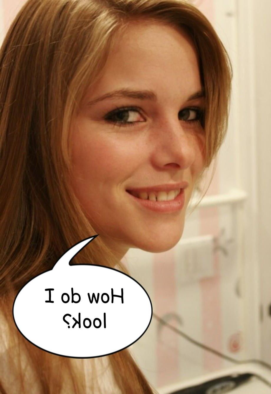 Preparándose para la clase Nicole