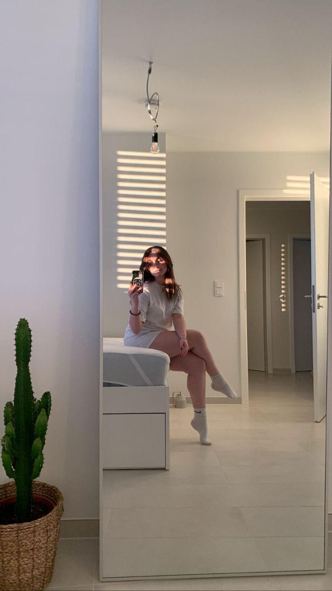 Mädchen mischen