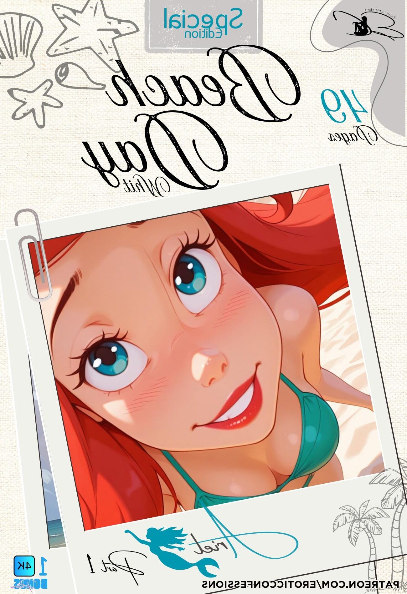 Journée de la plage Whit Ariel