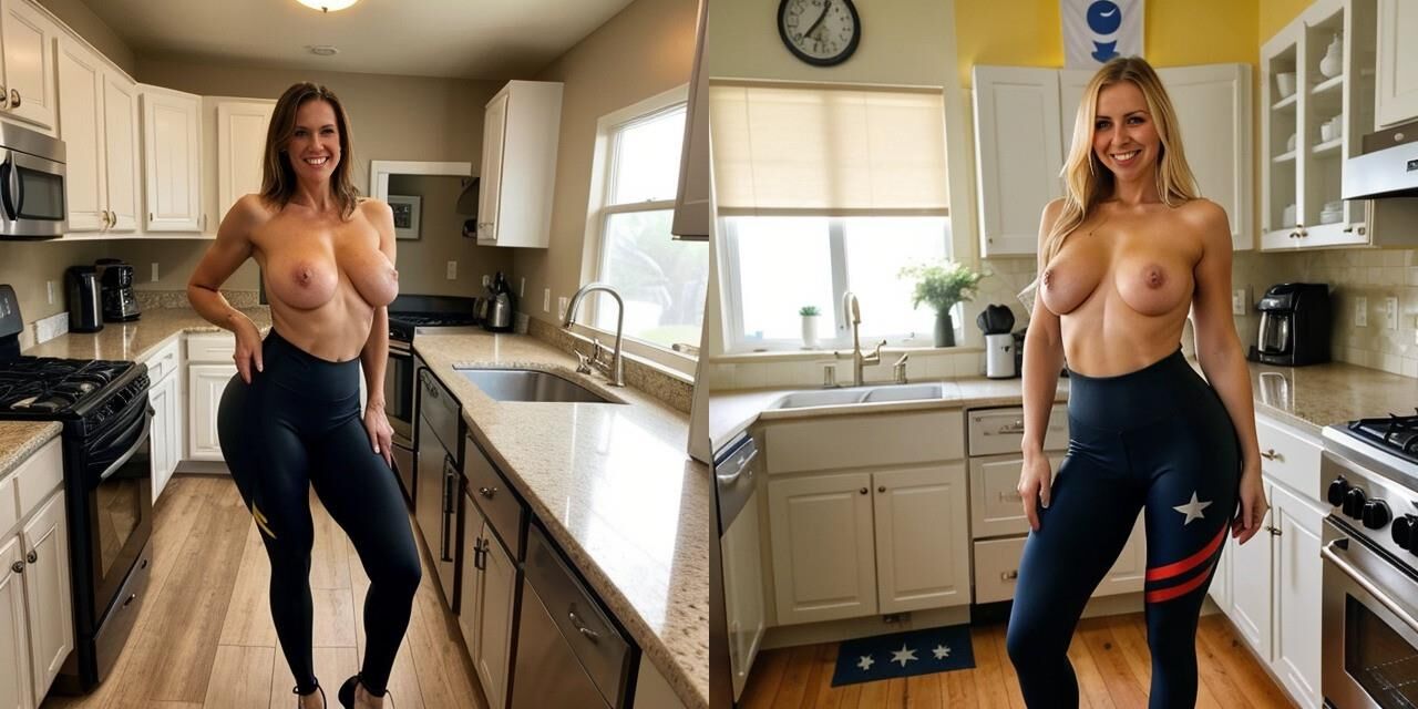 Atlanta Cougar Tit combat le voisin adolescent à l'intérieur de sa maison