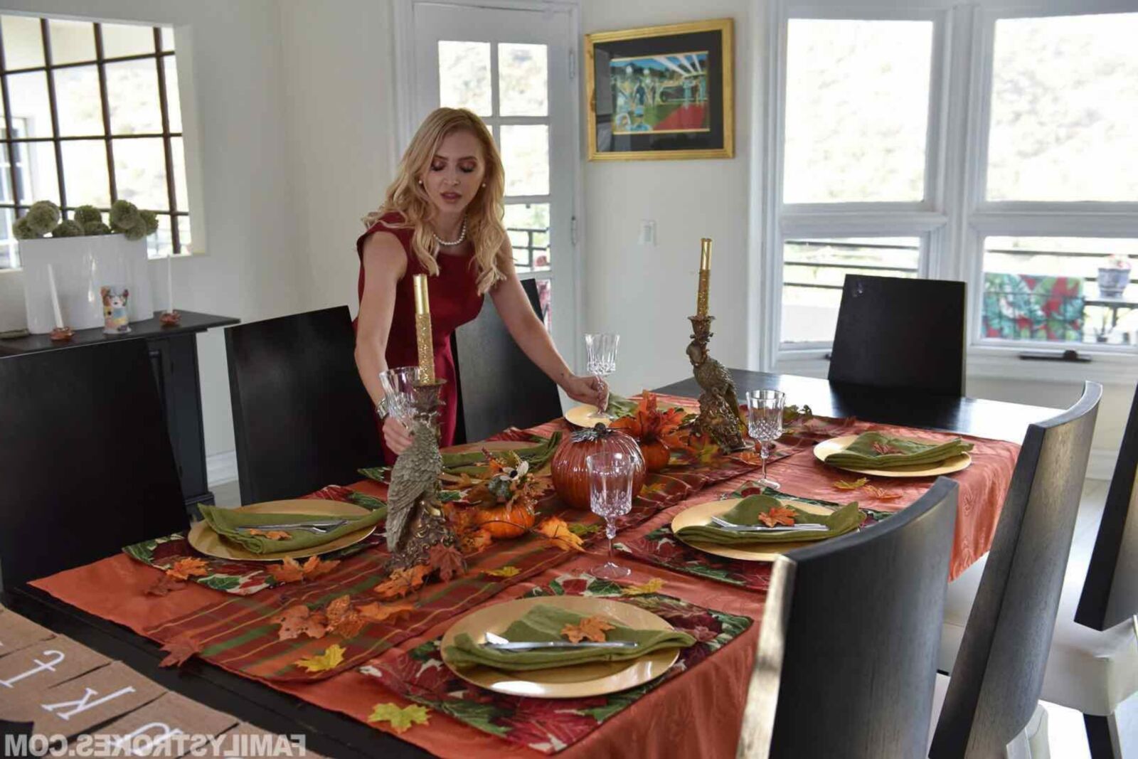 Familystrokes Alix célébrant Noël