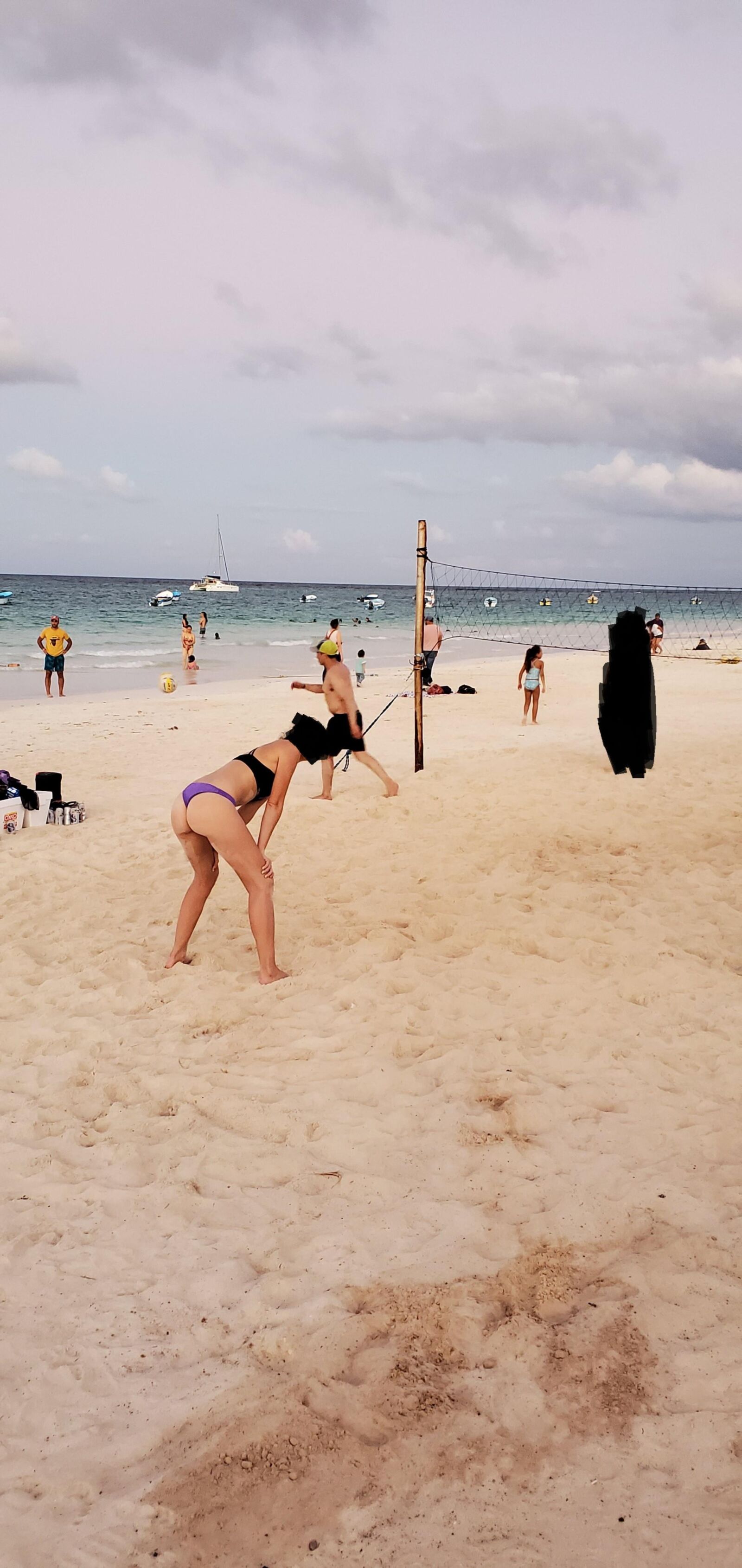 Candid Bikini Teens Fit Thong ass Hotwife Amateur model beach