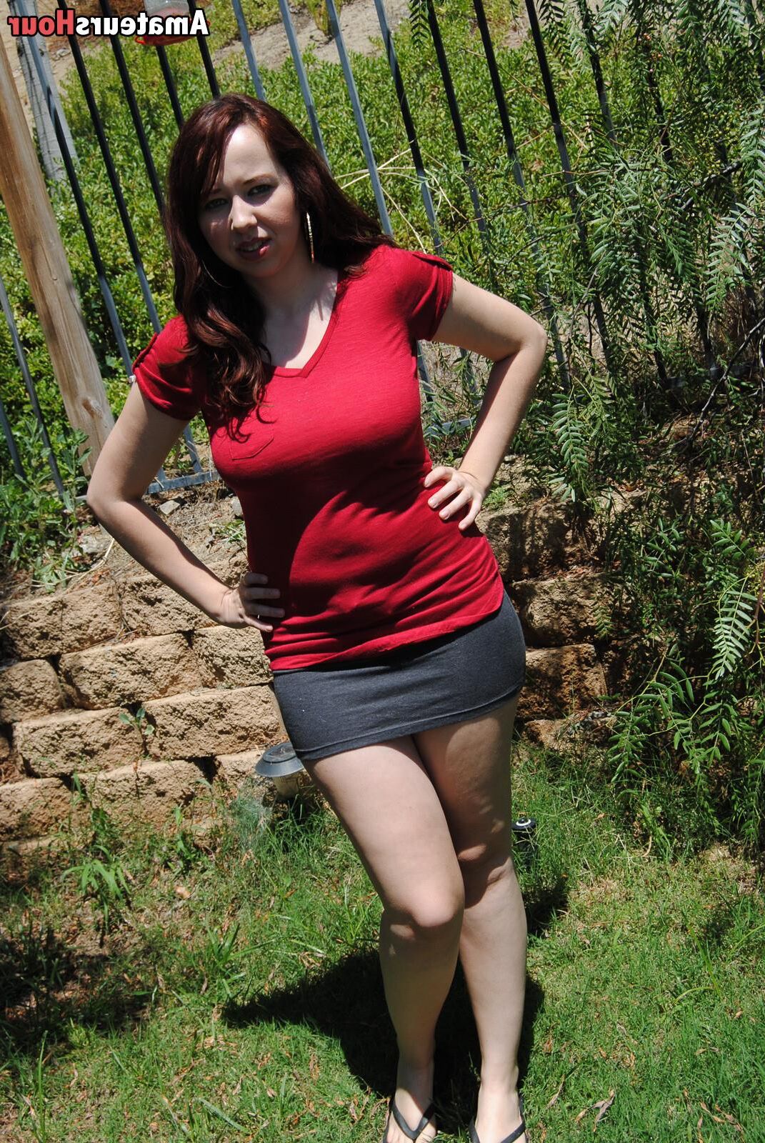 Amateurshour Alisyn Red camisa