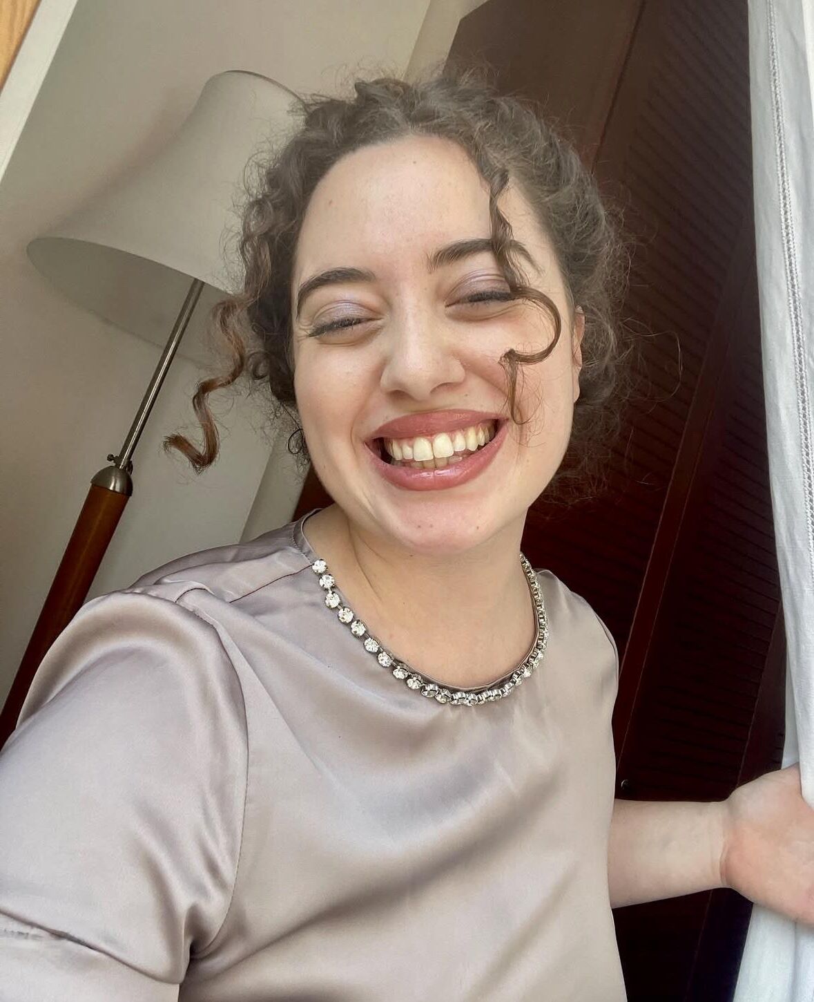 Elisabetta Very Sexy Italian BBW Girl with Curly Hair and Big Bu