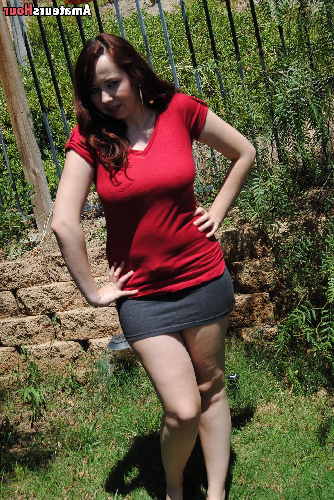 Amateurshour Alisyn Red camisa