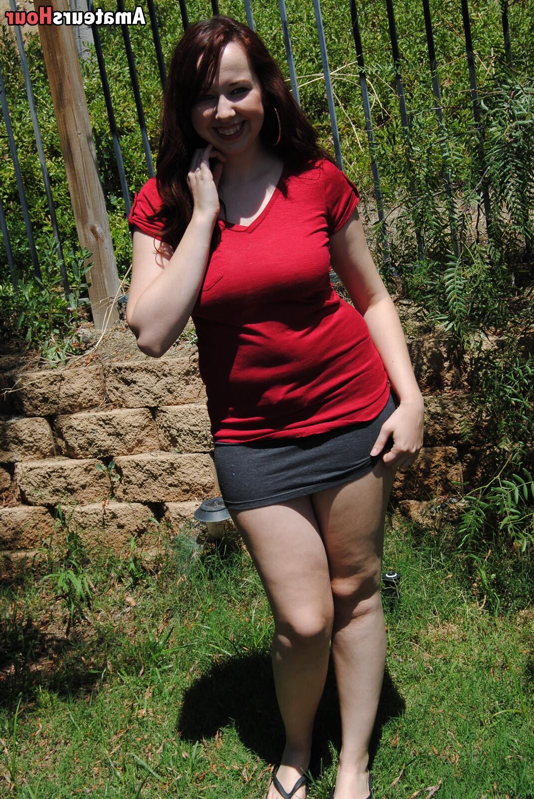 Amateurshour Alisyn Red camisa