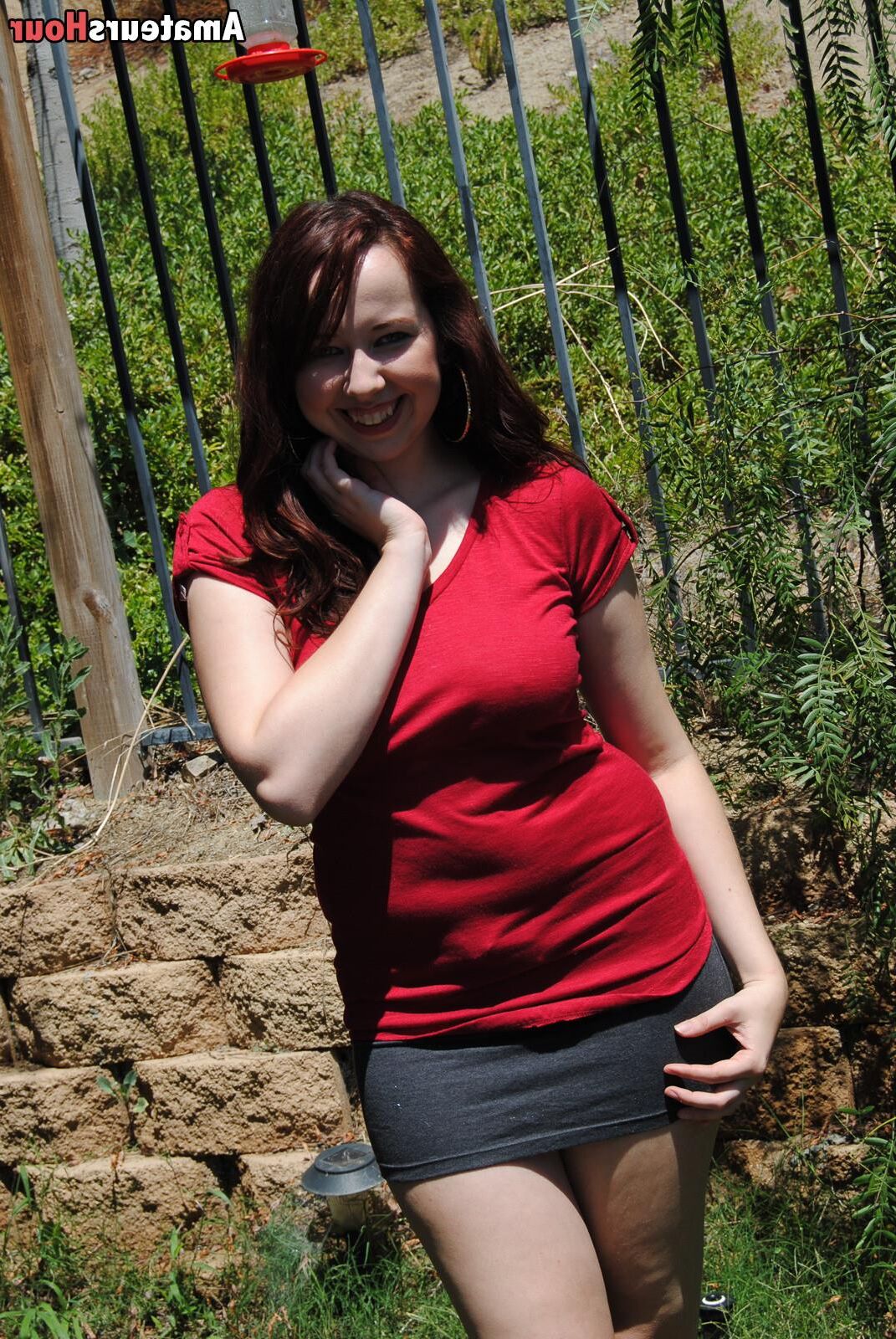 Amateurshour Alisyn Red camisa