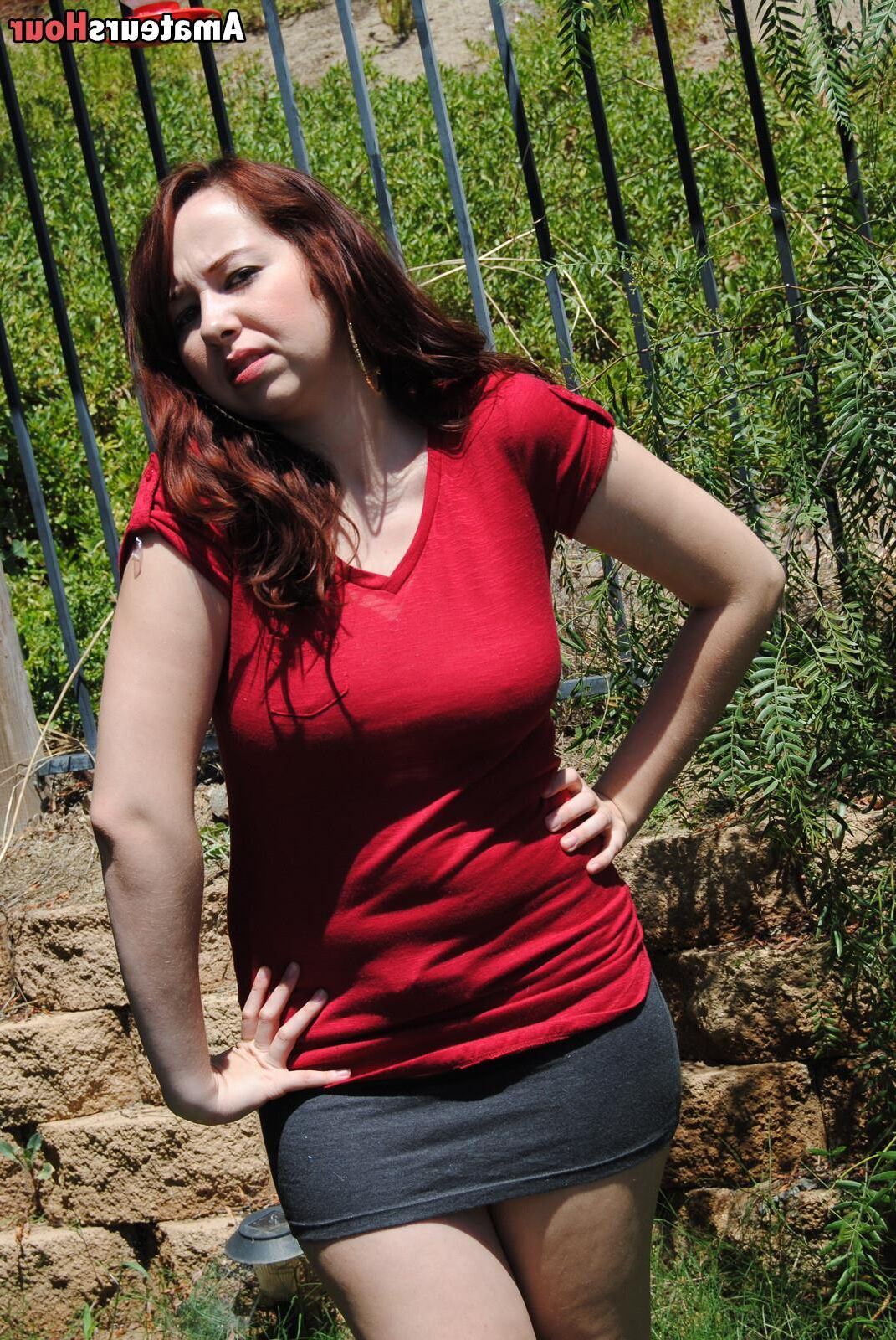 Amateurshour Alisyn Red camisa