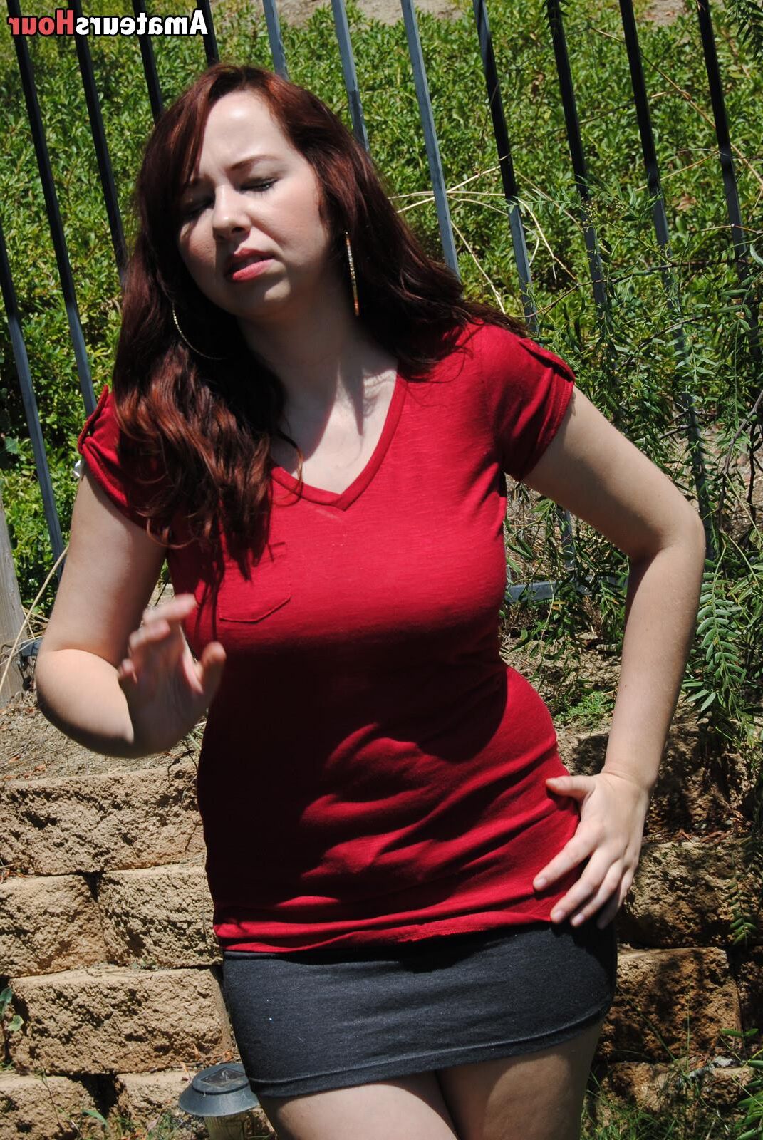 Amateurshour Alisyn Red camisa
