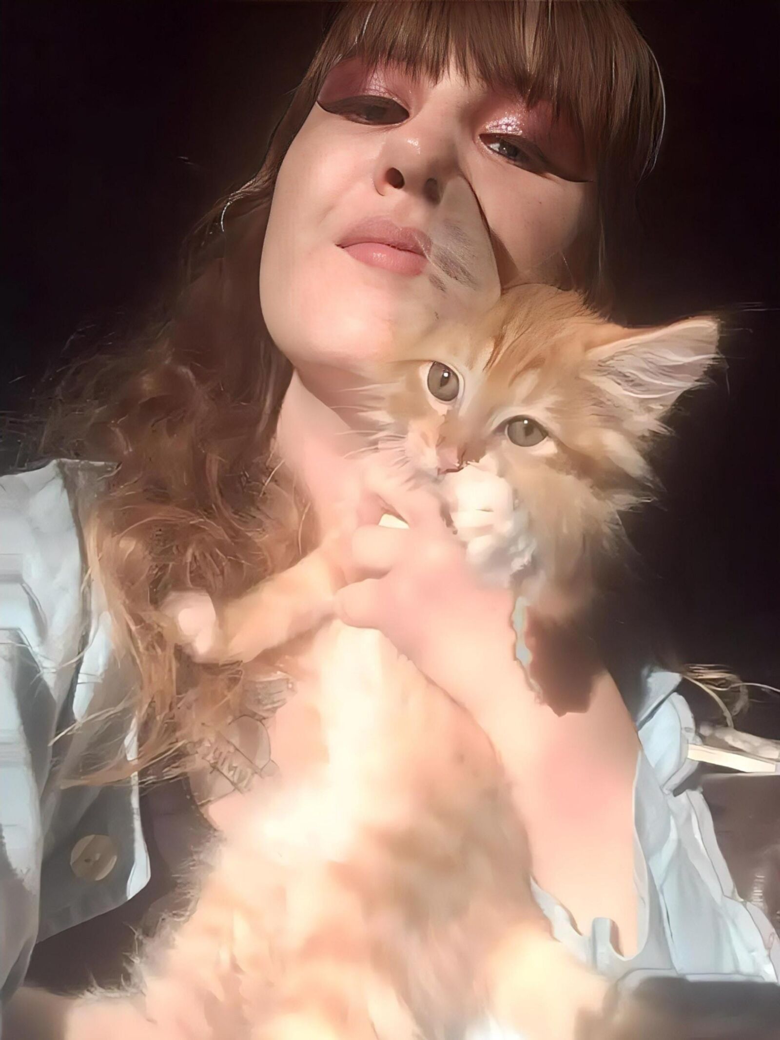 私は私の猫が大好きです！