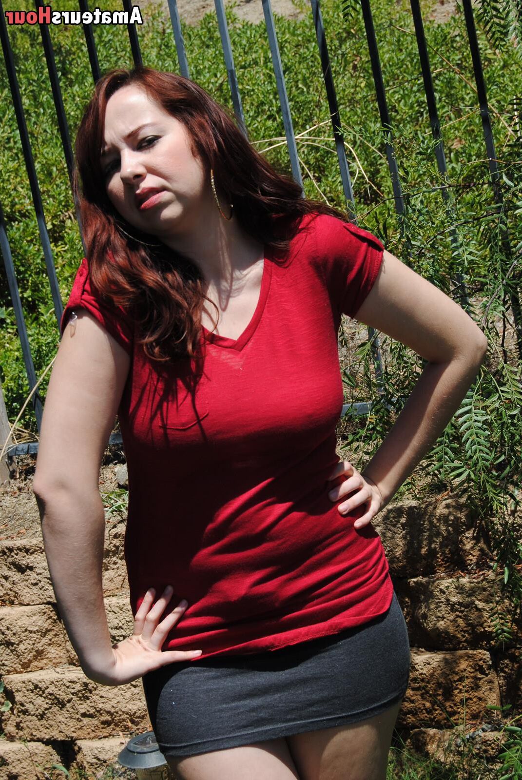 Amateurshour Alisyn Red camisa