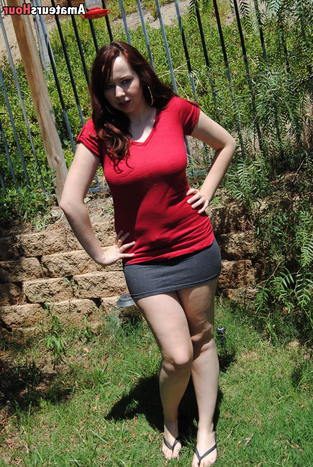 Amateurshour Alisyn Red camisa